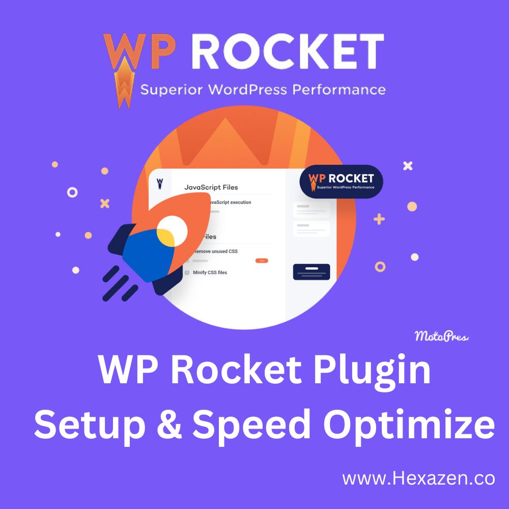 2 WP Rocket Plugin Setup & Speed Optimize